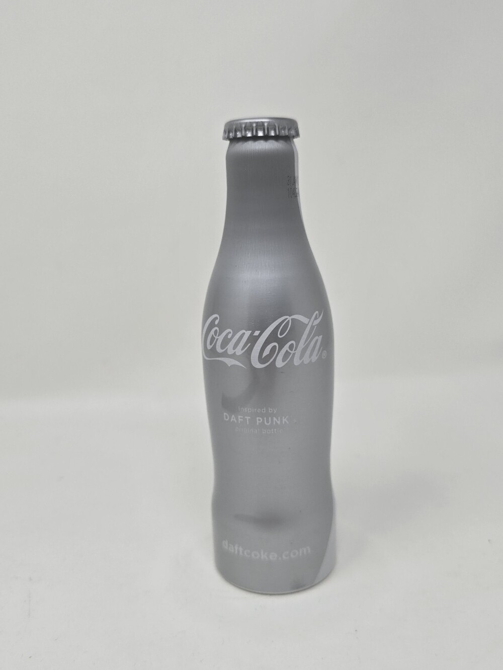 Limited Edition Daft Punk Coca Cola Glass Metal Alloy Bottle Music Band RARE - Picture 2 of 16